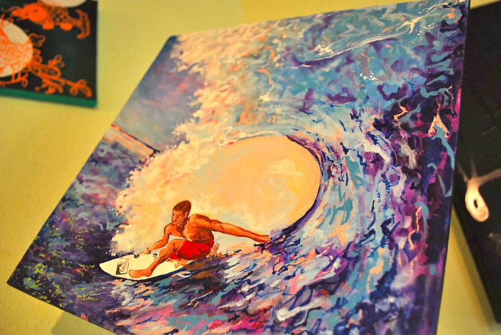 Hand Painted Surfer
