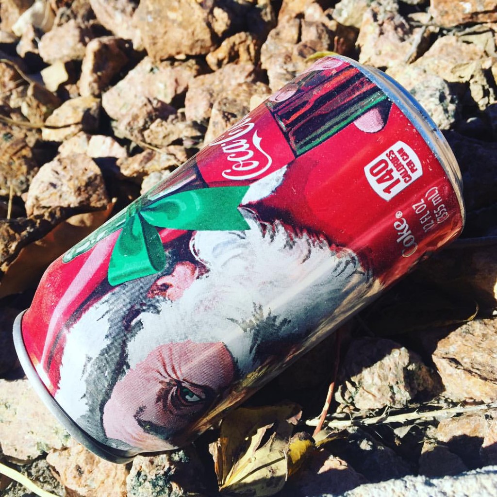 coke can trash