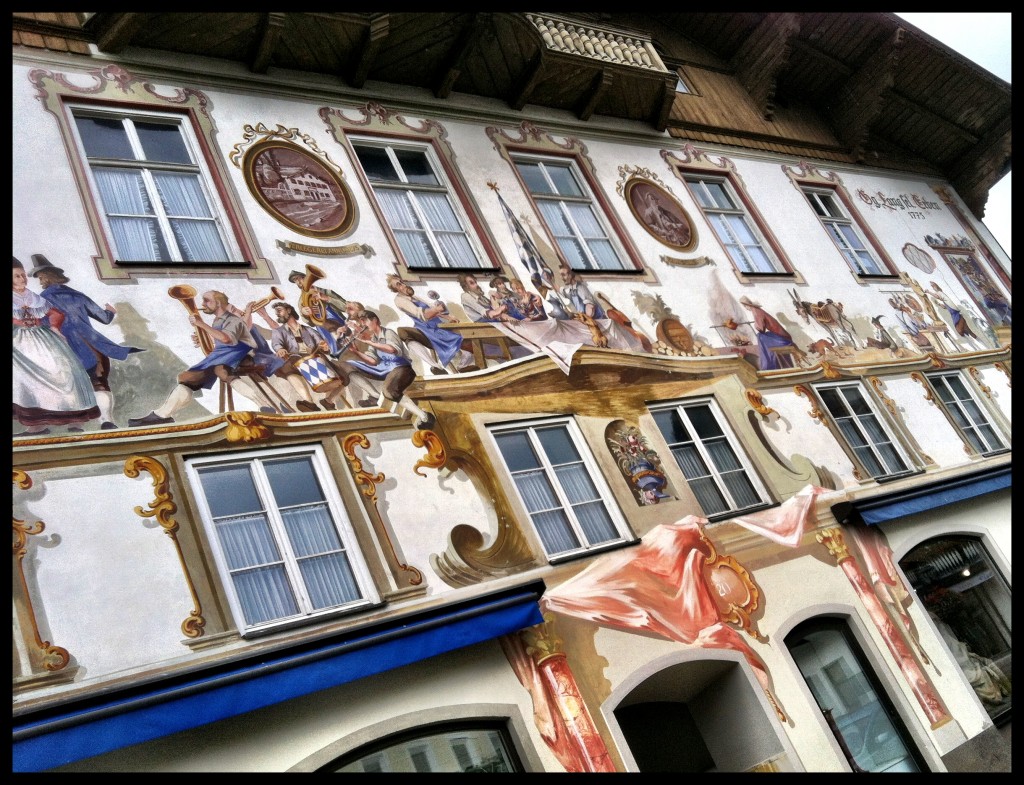 Luft Malerei Oberammergau